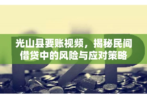 光山县要账视频，揭秘民间借贷中的风险与应对策略